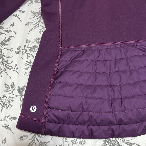 Lululemon RARE Dark Magenta First Mile Puffer Hooded Jacket - Picture 14 of 16
